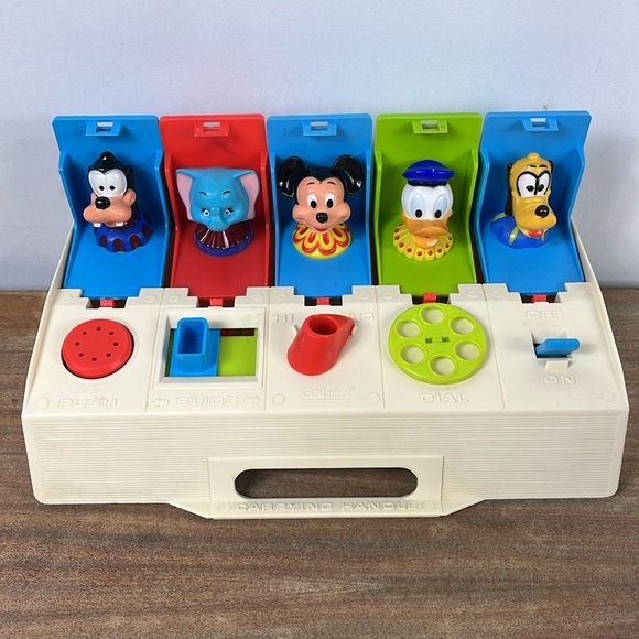 Vintage 1975 Disney poppin pals baby toddler busy play toy pop up surprise - Picture 1 of 8